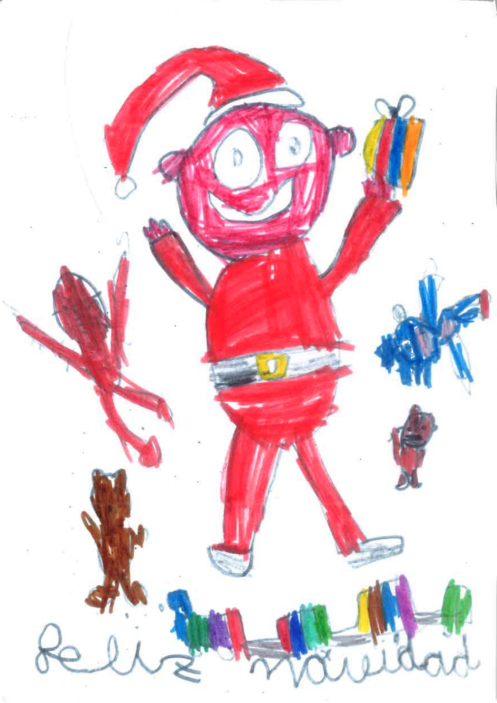 La de Diego Morientes, de seis años, la mejor tarjeta de felicitación navideña de 2020