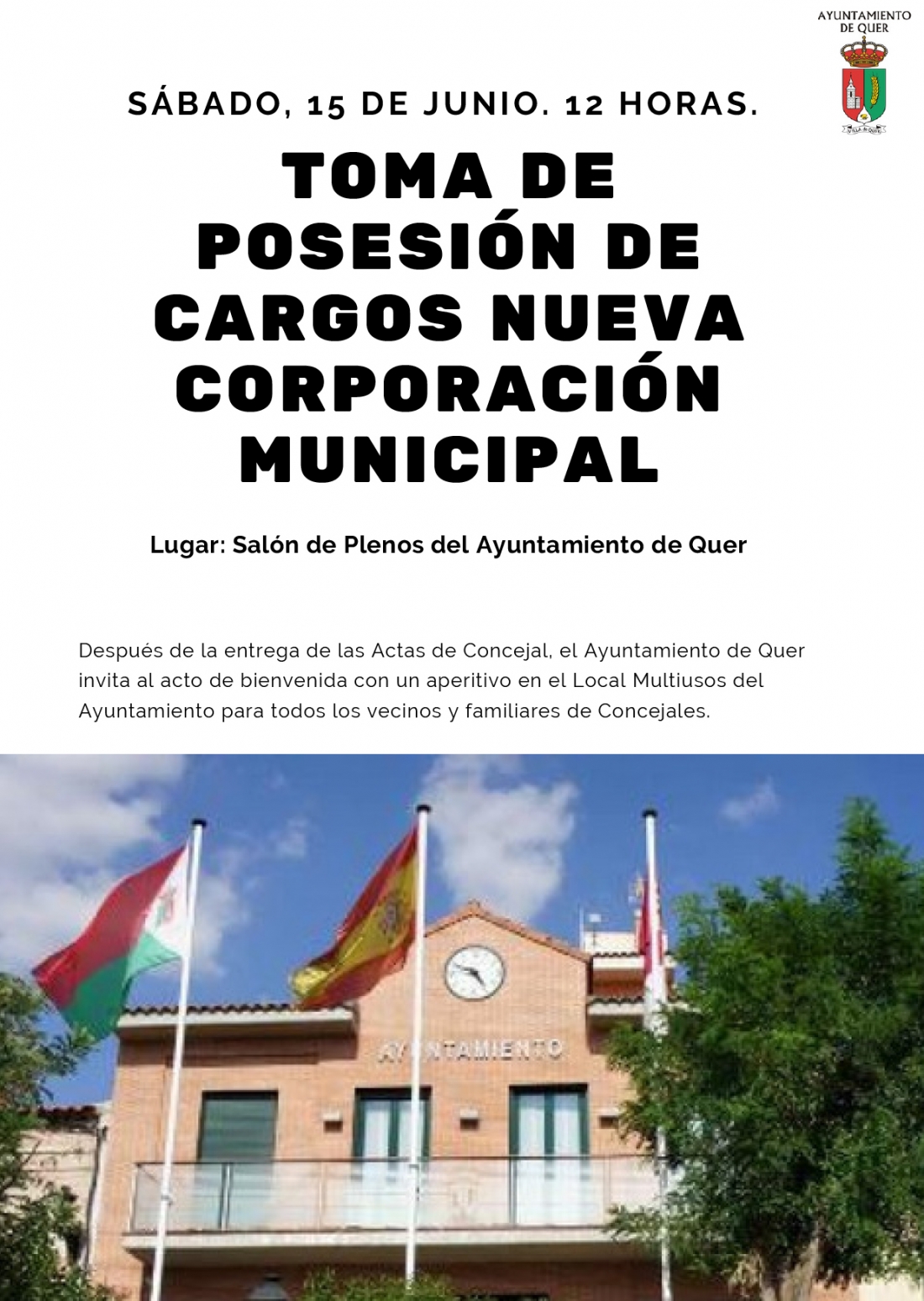 Pleno de investidura nuevo Ayuntamiento