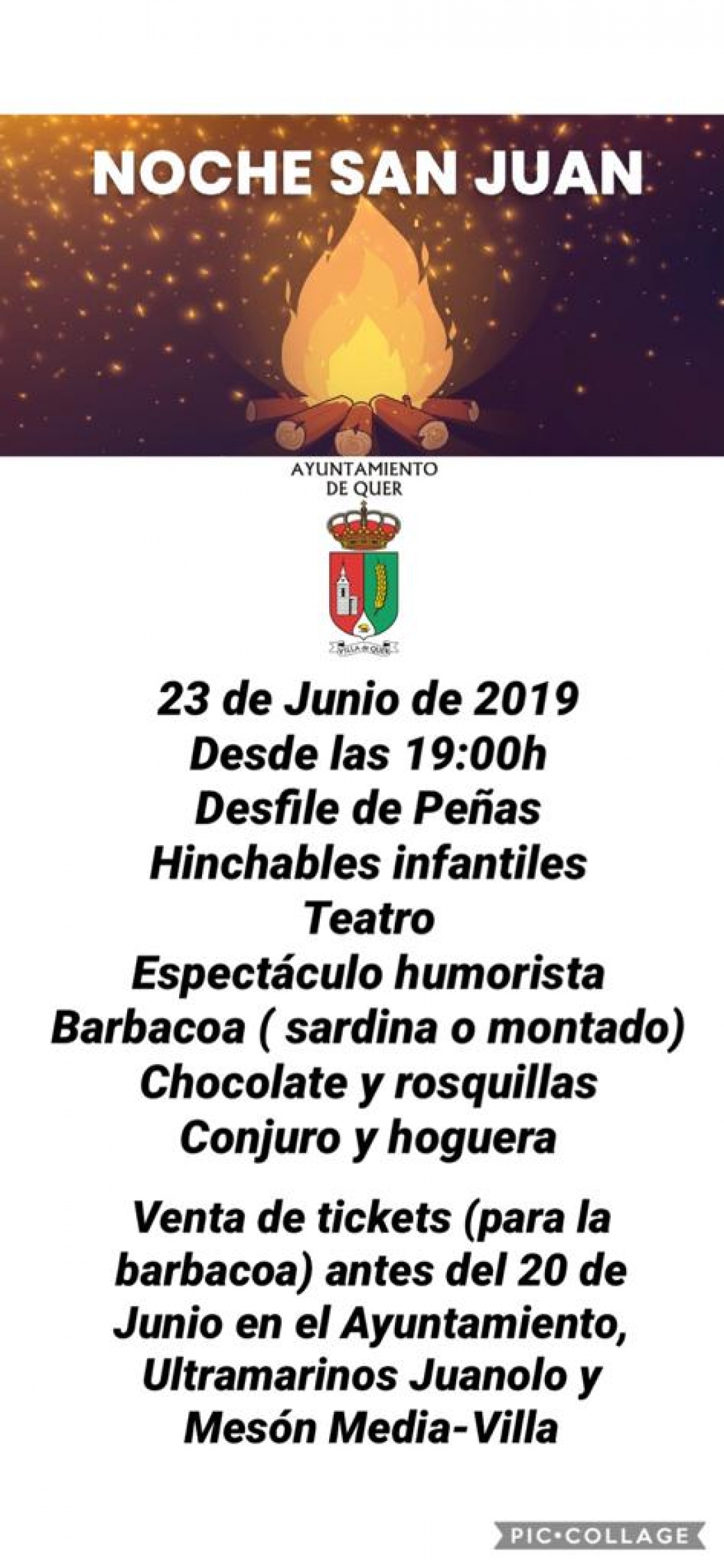 Fiestas de San Juan 2019. 23 de Junio