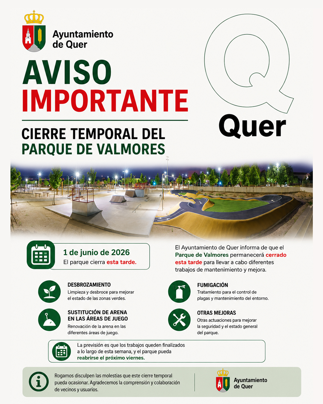 Cierre Valmores