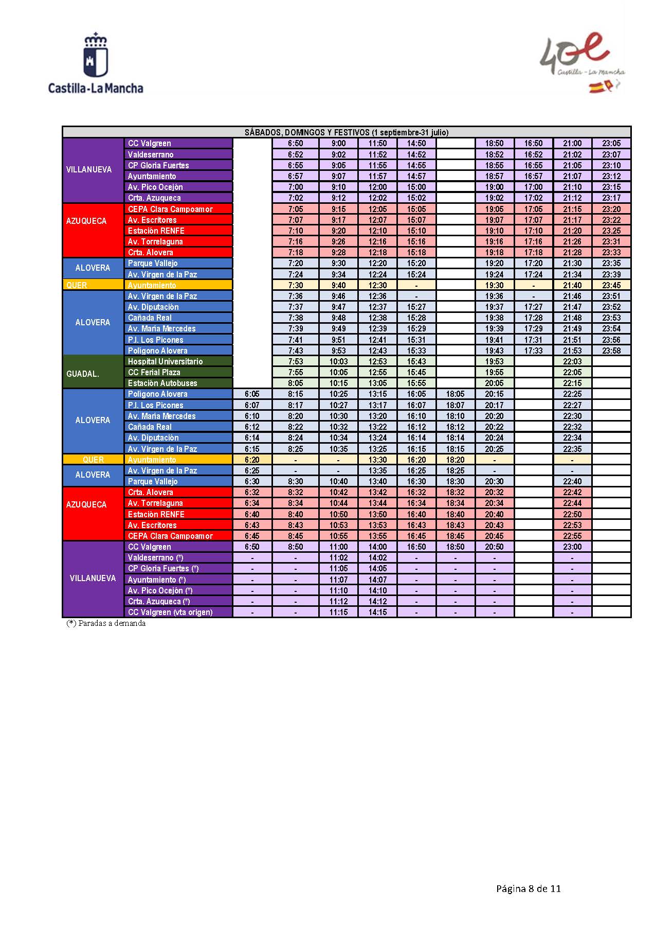 Horarios Bueno Página 3