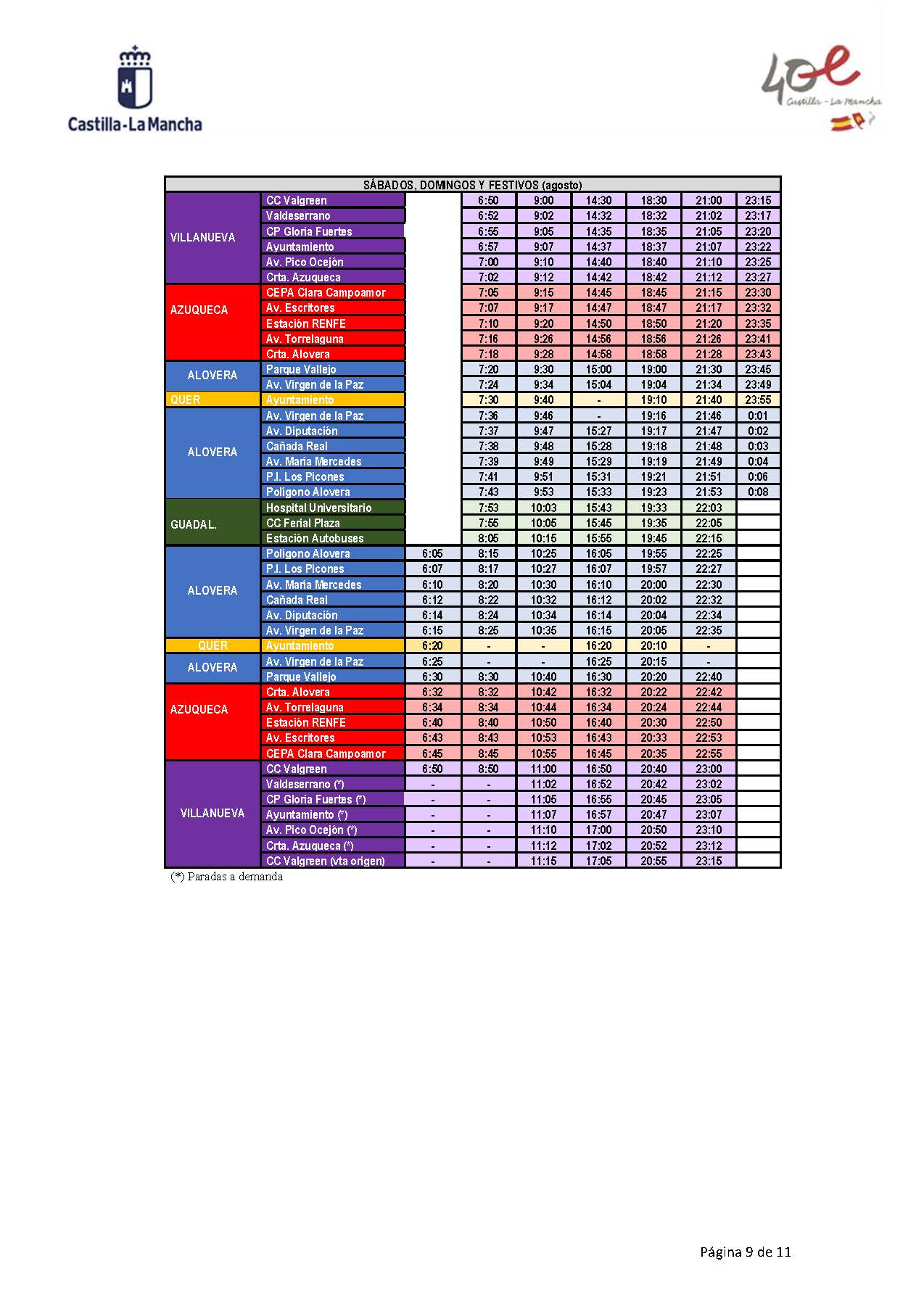 Horarios Bueno Página 4