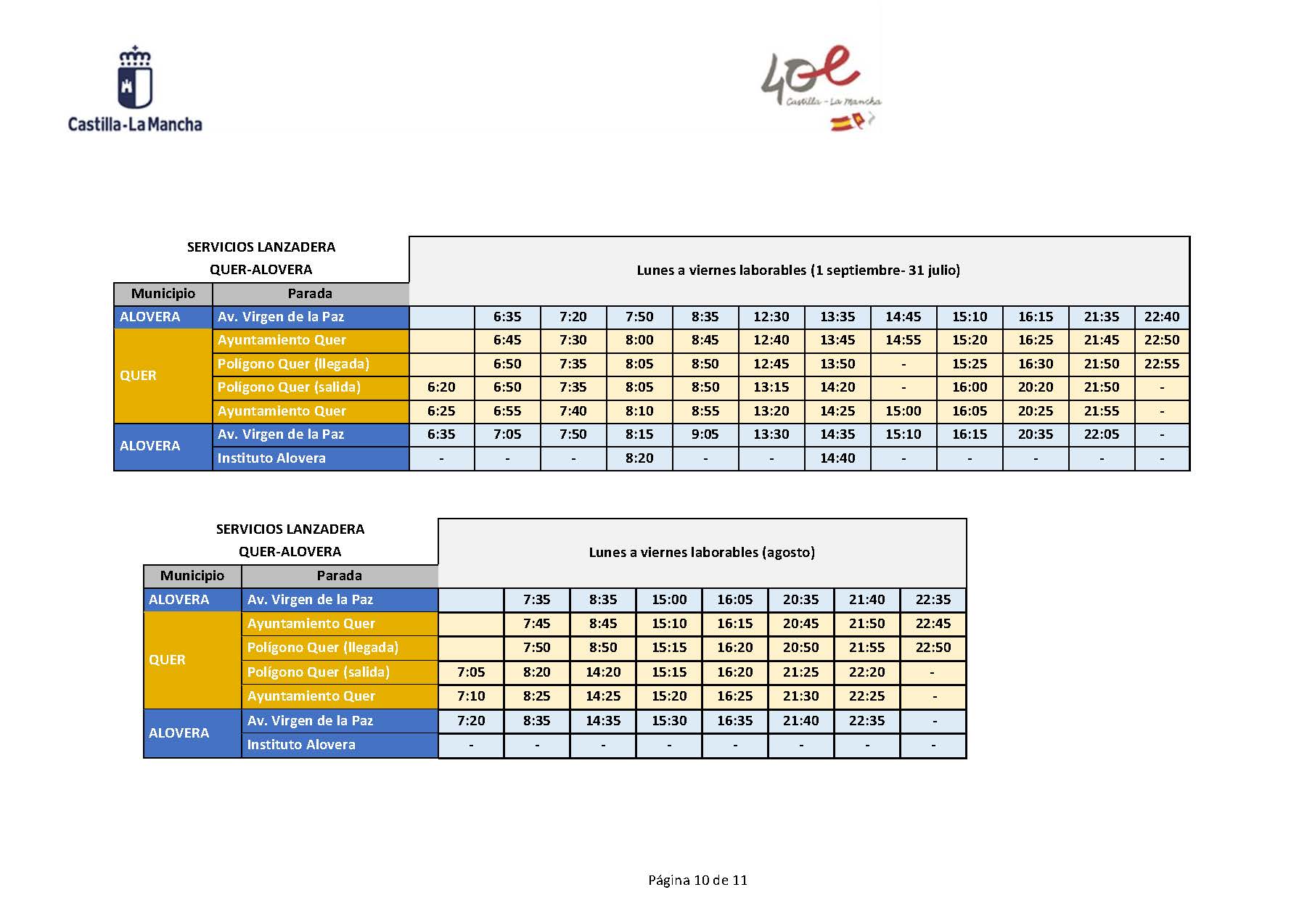 Horarios Bueno Página 5