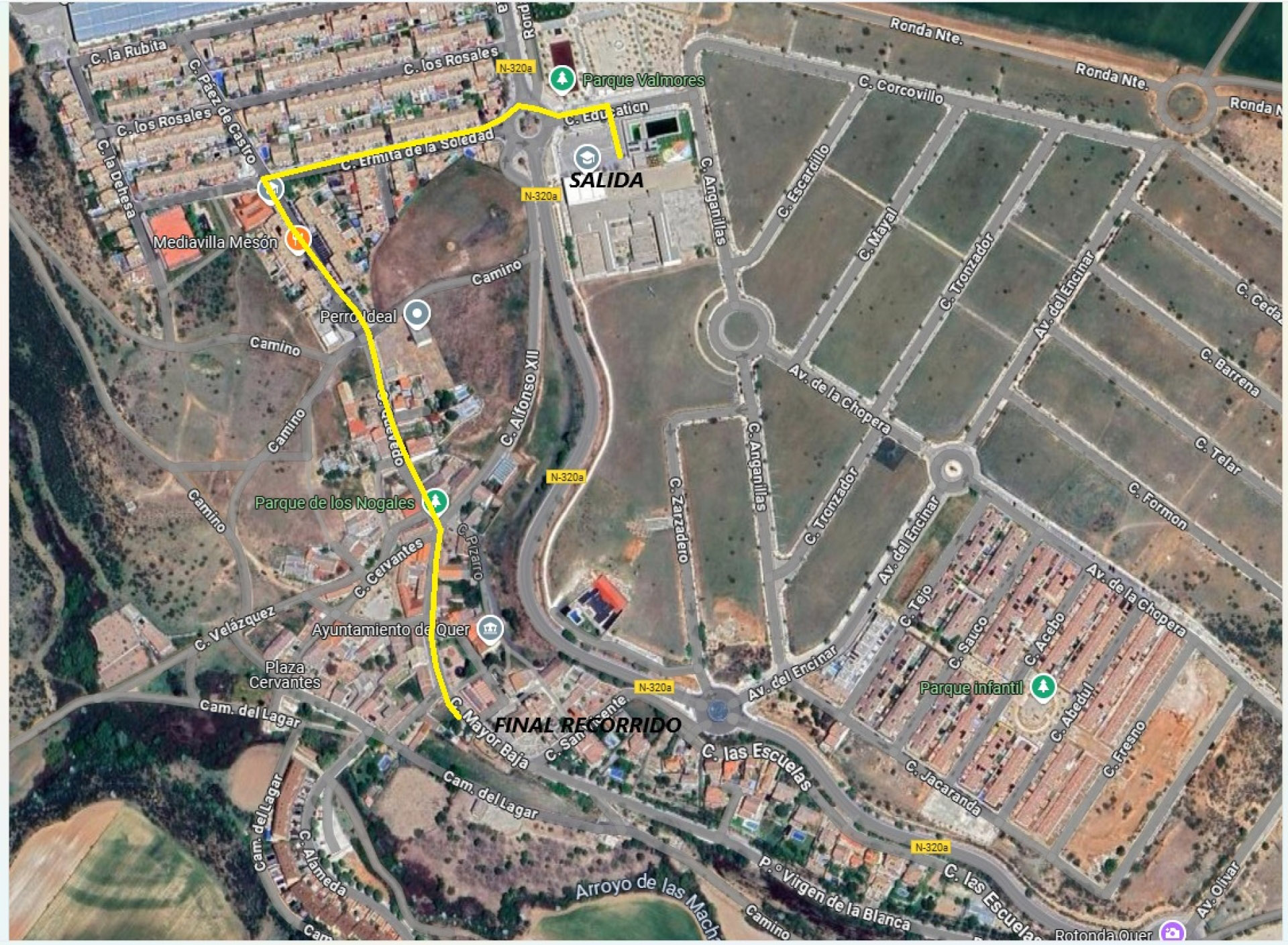 Recorrido Cabalgata 2026