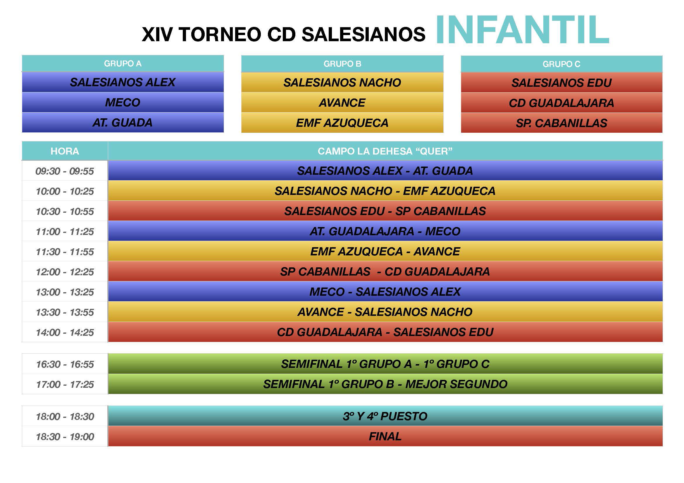 TORNEO SALES CUADRO INFANTIL