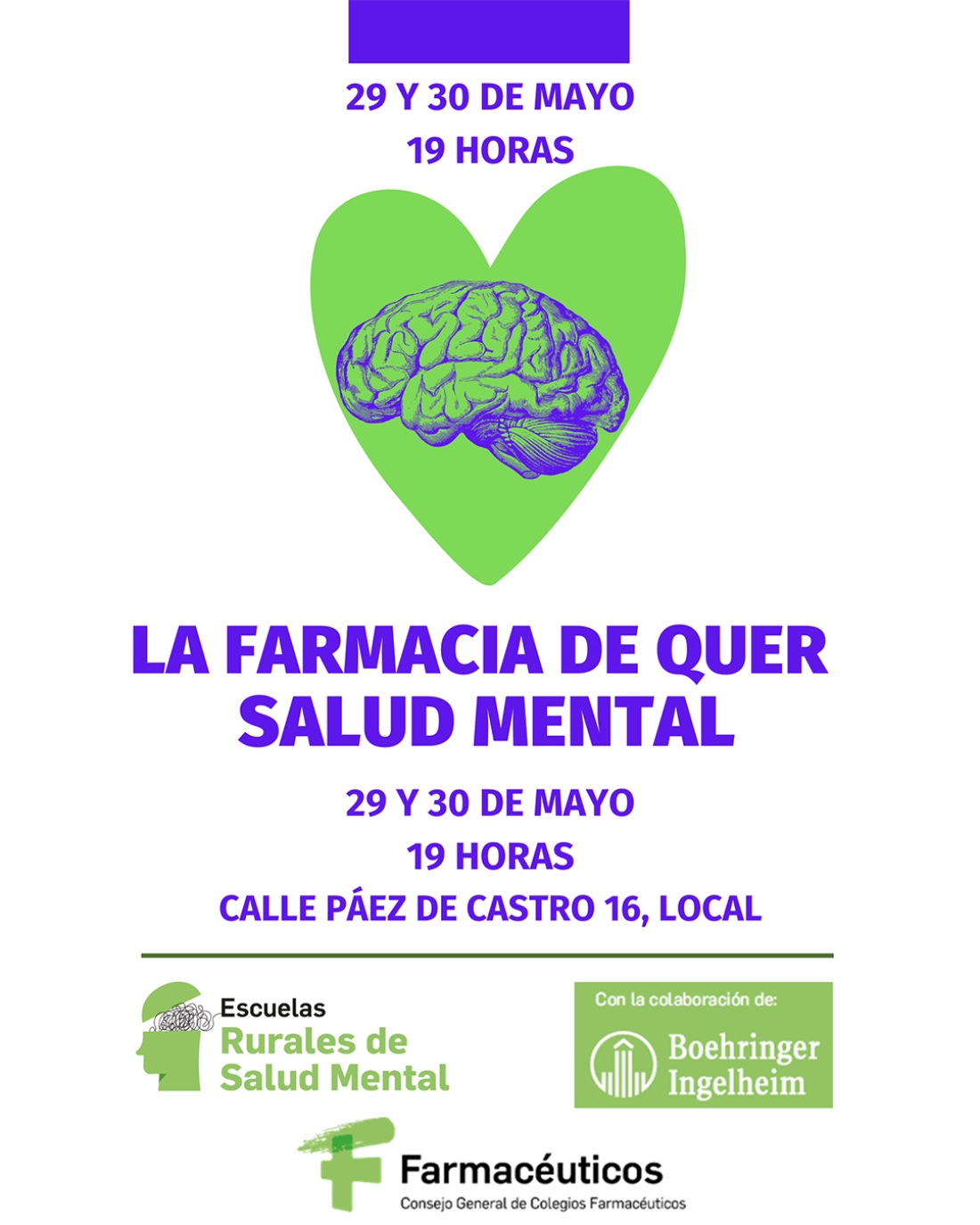 La Farmacia de Quer se suma a una campaña nacional para promover la salud mental en el entorno rural
