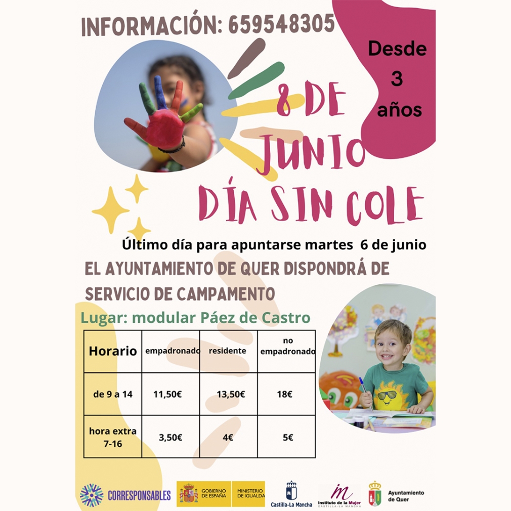 Día sin Cole. 8 de junio