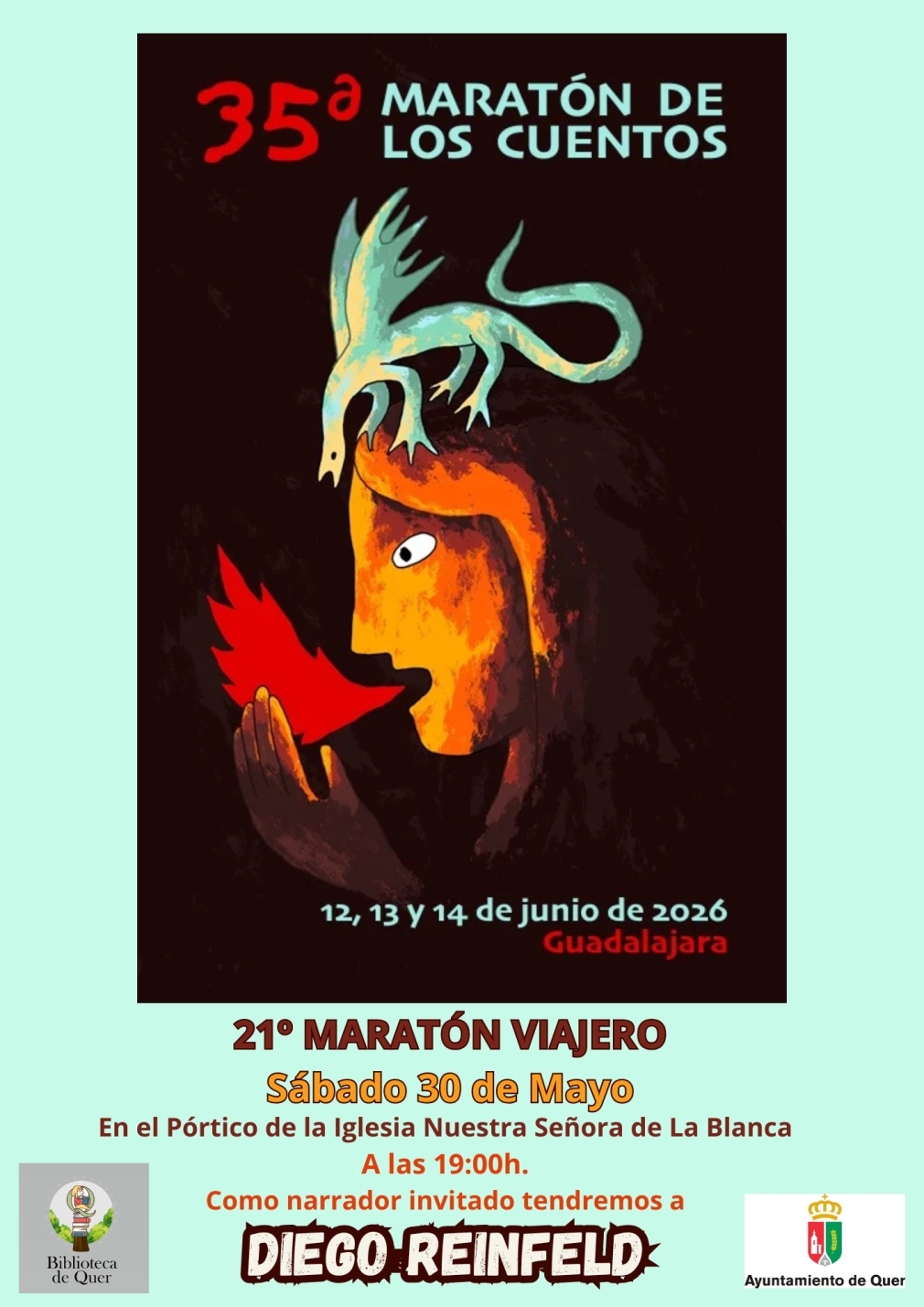 XXI Maratón Viajero de Quer. Sábado. 30 de mayo. 19 horas