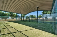 Resuelta la incidencia en la iluminación de las pistas de pádel del polideportivo de Quer