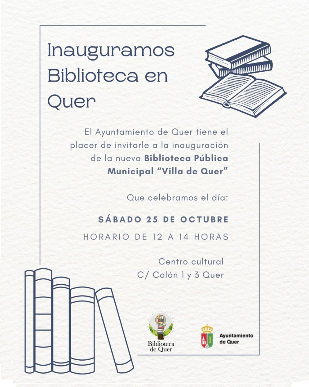 Inauguración Biblioteca “Villa de Quer”