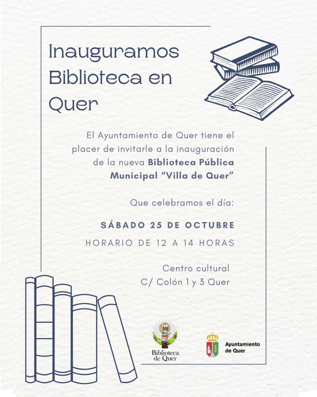 Inauguración Biblioteca “Villa de Quer”