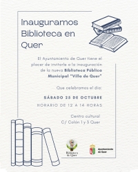 Inauguración Biblioteca “Villa de Quer”