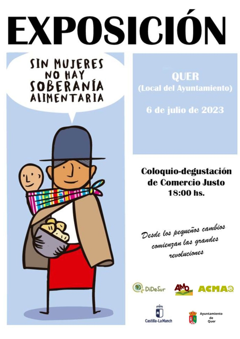 Este jueves, exposición “Sin mujeres no hay soberanía alimentaria”