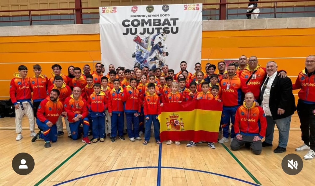 Quer celebra los éxitos de la selección de Combat Ju-Jutsu en el campeonato mundial