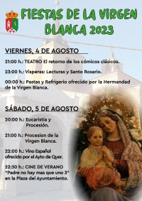 La Fiesta de la Virgen Blanca de Quer cumple su XVIII Edición tras su recuperación