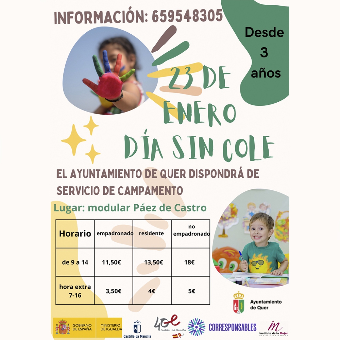 23 de enero. Día sin Cole