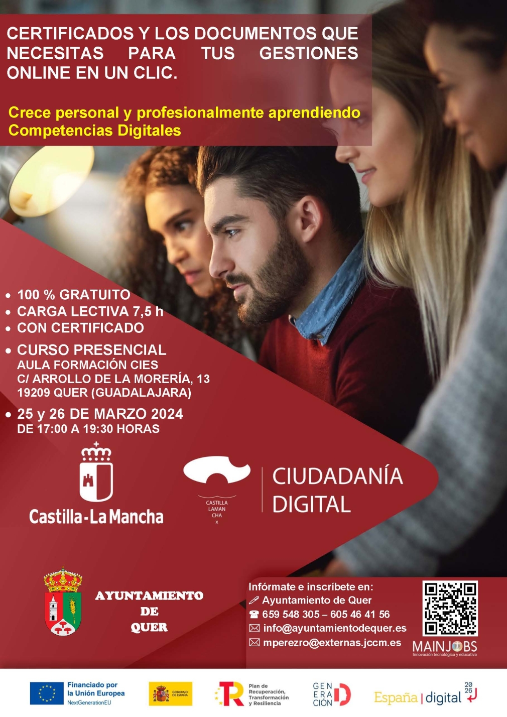 Curso gratuito en competencias digitales