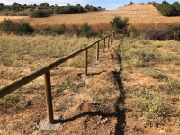 En marcha las obras de construcción del observatorio de aves necrófagas en Quer