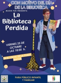 Quer celebra el Día de las Bibliotecas con la representación de 'La biblioteca perdida'
