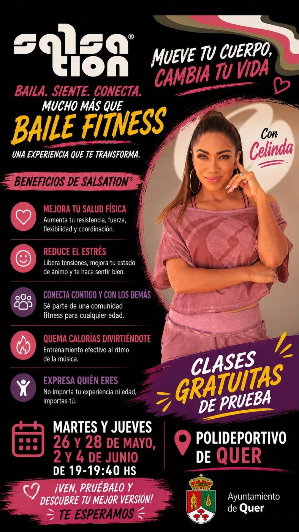 Clases gratuitas de prueba de Salsation®