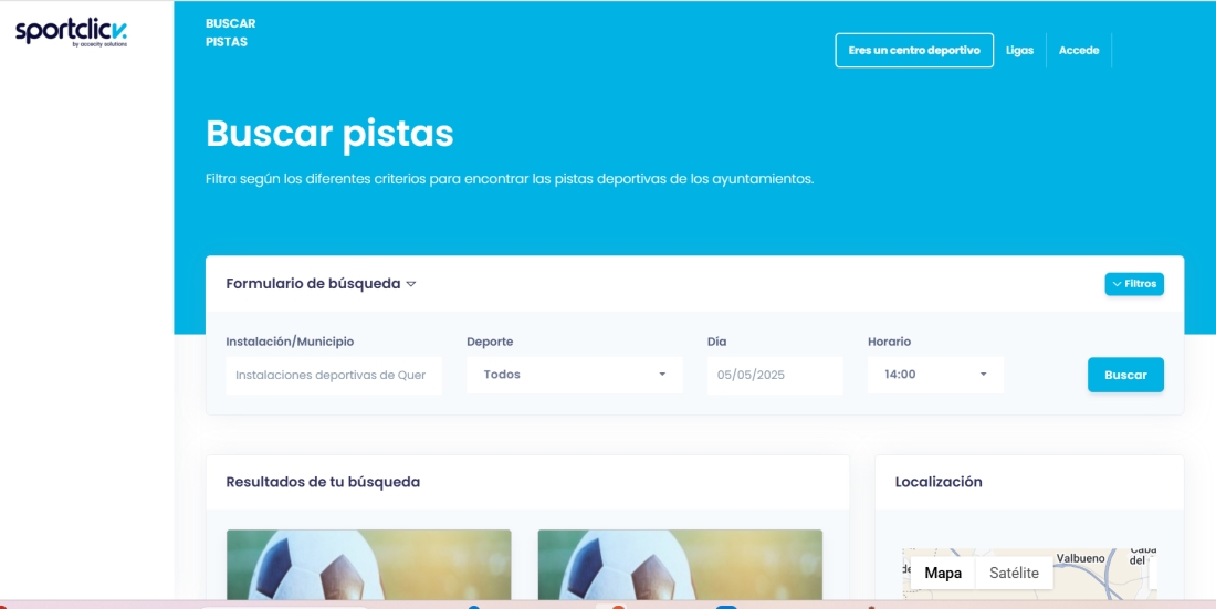 Quer avanza en su política de digitalización con un nuevo sistema de reservas deportivas online