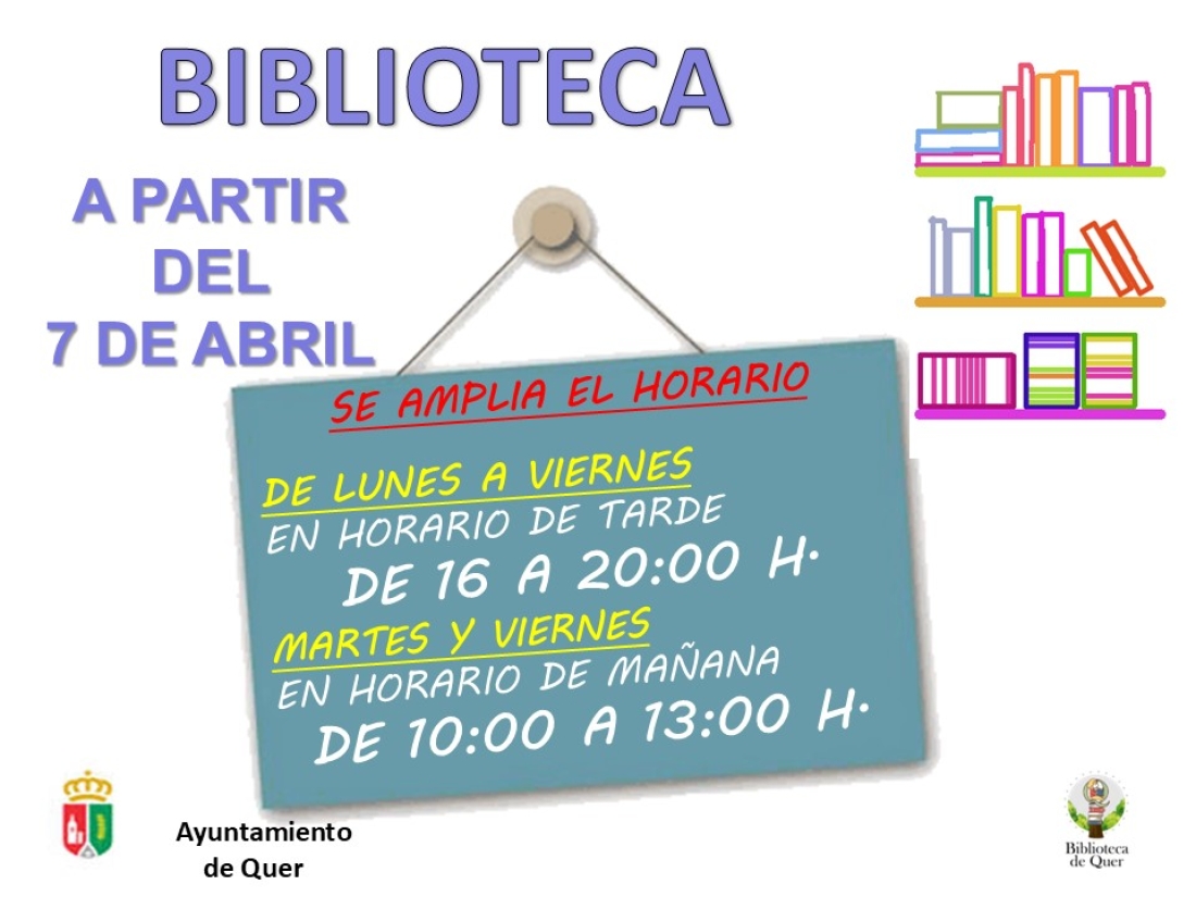 Ampliación del horario de la Biblioteca