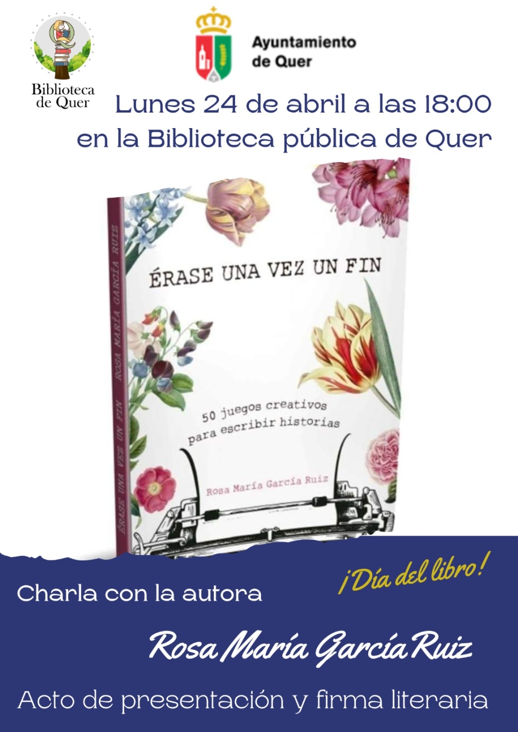 El próximo día 24 de abril, presentación del libro &#039;Érase una vez un fin&#039;