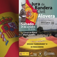 Jura de Bandera Civil, el próximo 21 de octubre