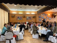 Comida de fraternidad de la asociación de mayores de Quer