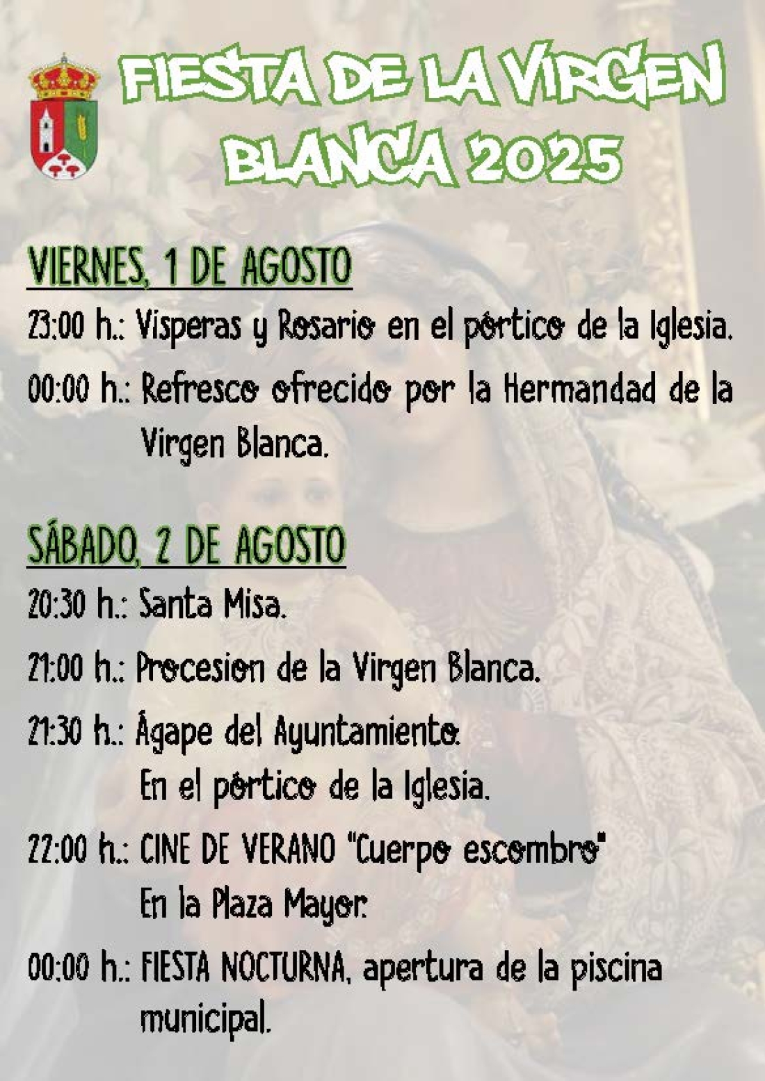 Fiesta de la Virgen Blanca 2025