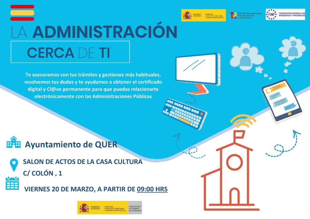 Quer acoge una jornada del programa “La Administración cerca de ti”