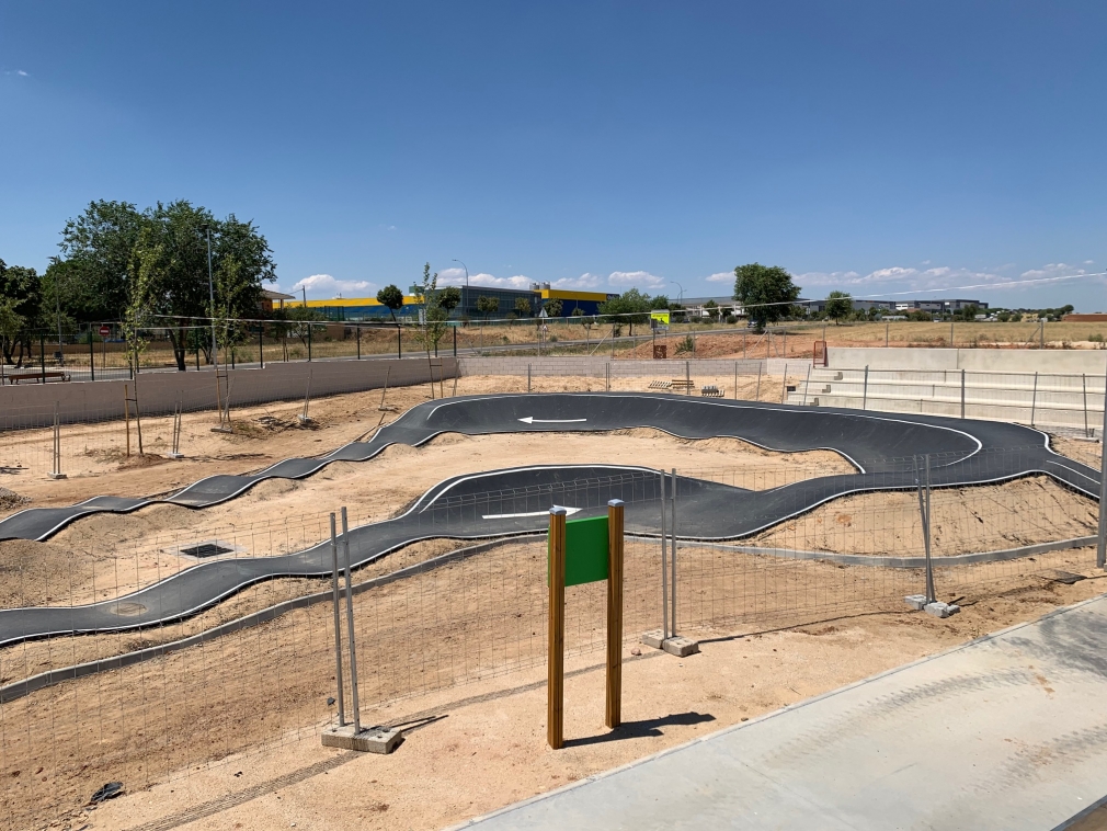 A punto de concluir las obras de mejora en el Parque de Valmores