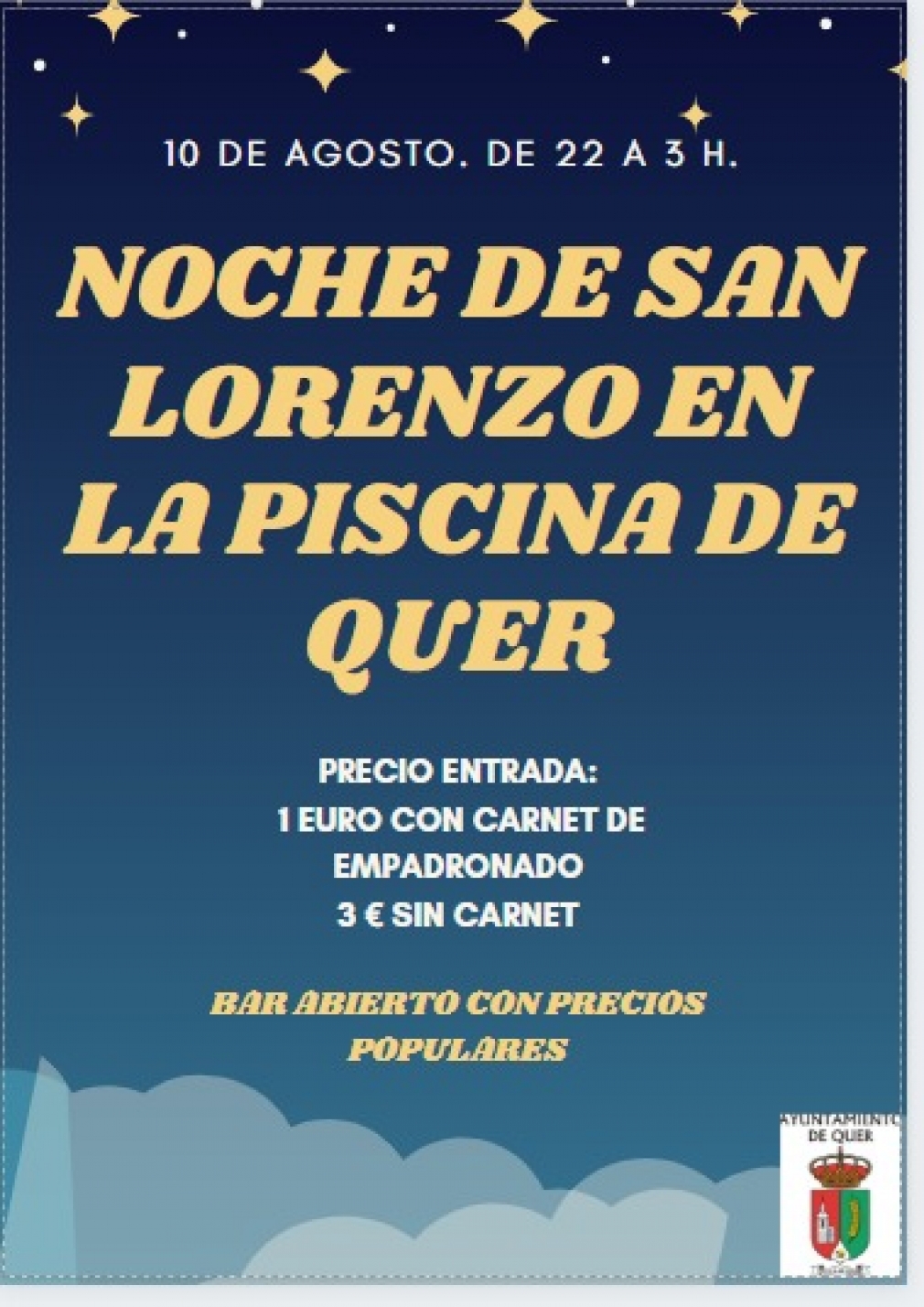 Este próximo día 10, noche de San Lorenzo en Quer