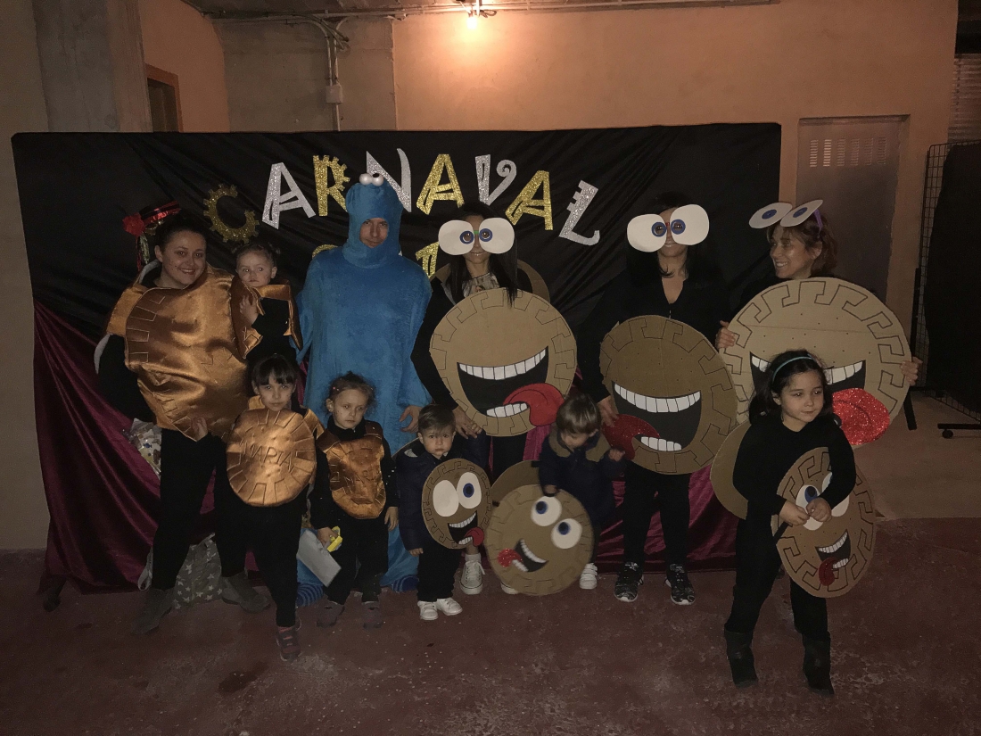 Chirigota y disfraces en el carnaval setero