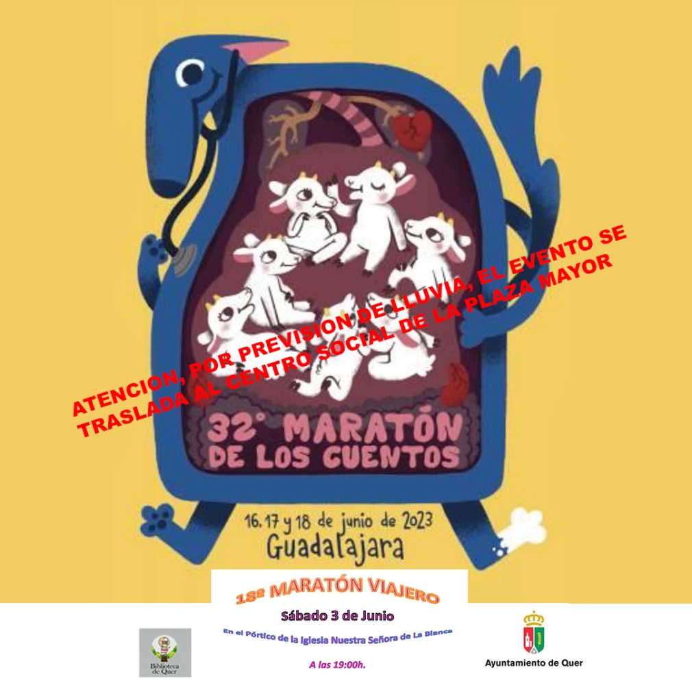 XVIII Maratón Viajero de los Cuentos. Quer. Cambio de lugar. Centro Social