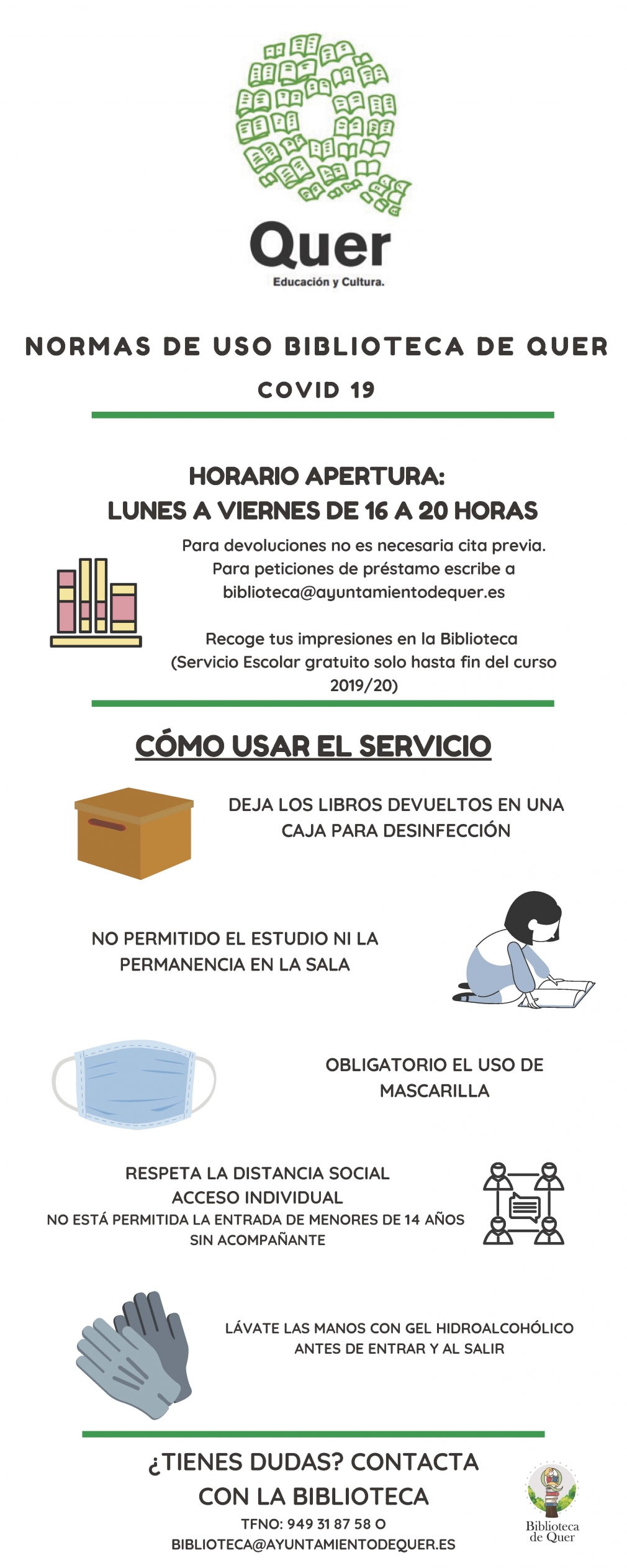 Desde hoy, abre de nuevo la Biblioteca