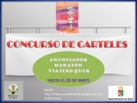 XVII Maratón Viajero de los Cuentos, en Quer. Concurso de carteles y preparación.