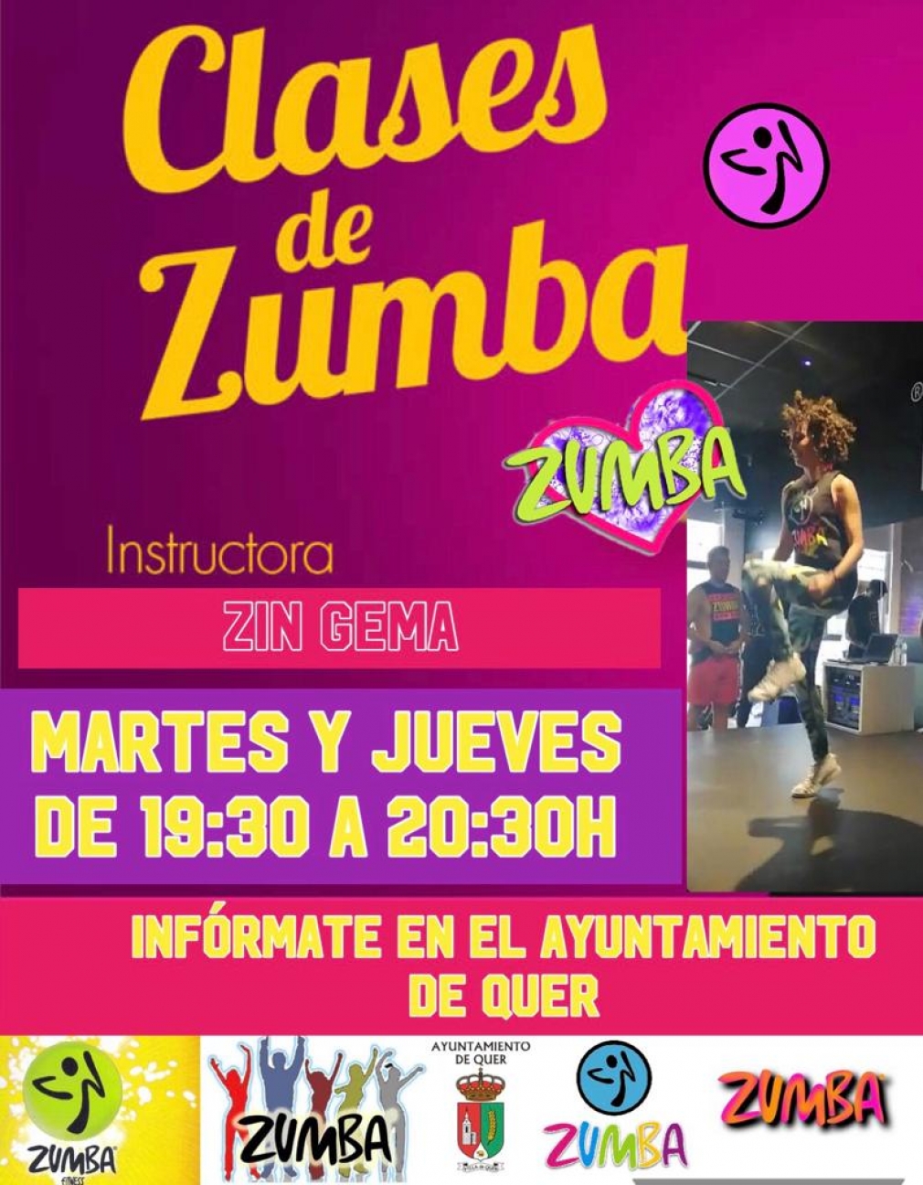 ¡Inscríbete a las clases de zumba!