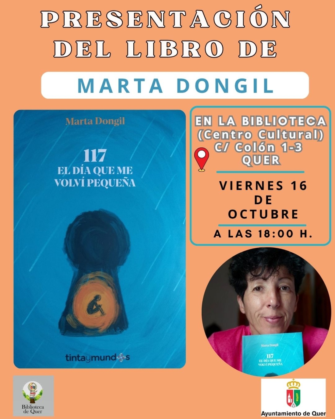 Presentación de “117. El día que me volví pequeña”, de Marta Dongil