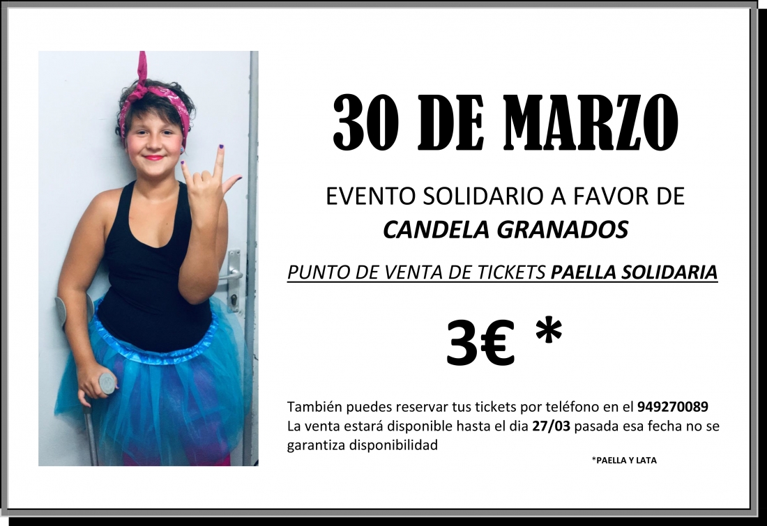 Este sábado, gran evento solidario setero en favor de Candela Granados