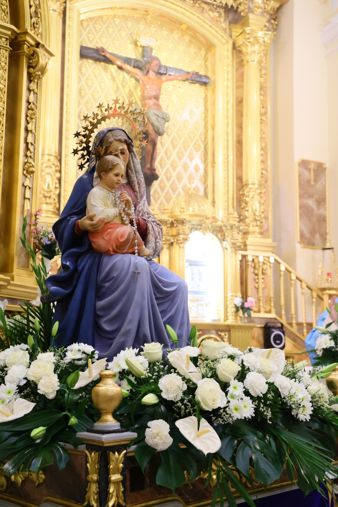 La Virgen Blanca reúne a Quer en torno a una tradición que crece, 21 años después de su instauración