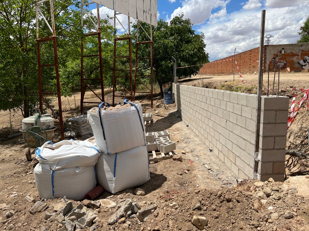 En marcha las obras de acondicionamiento de la parcela de Los Nogales