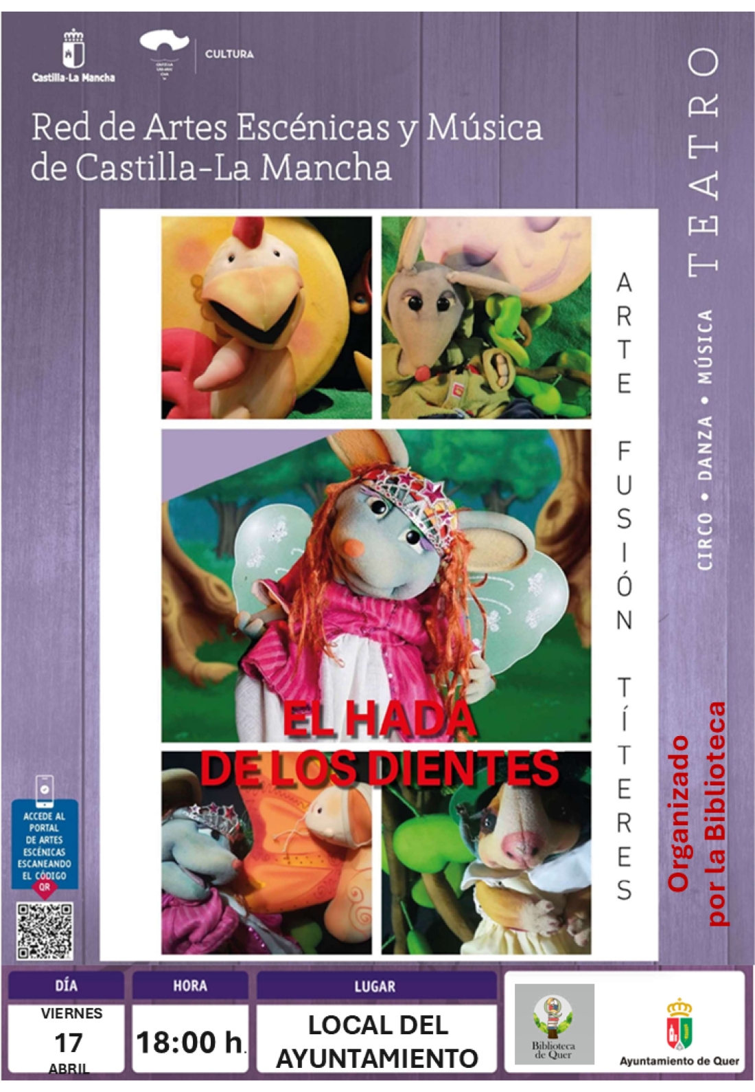 TEATRO DE TÍTERES: “EL HADA DE LOS DIENTES”