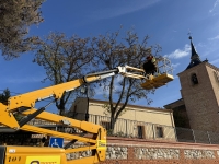 La campaña de poda continúa en Quer hasta final de mes