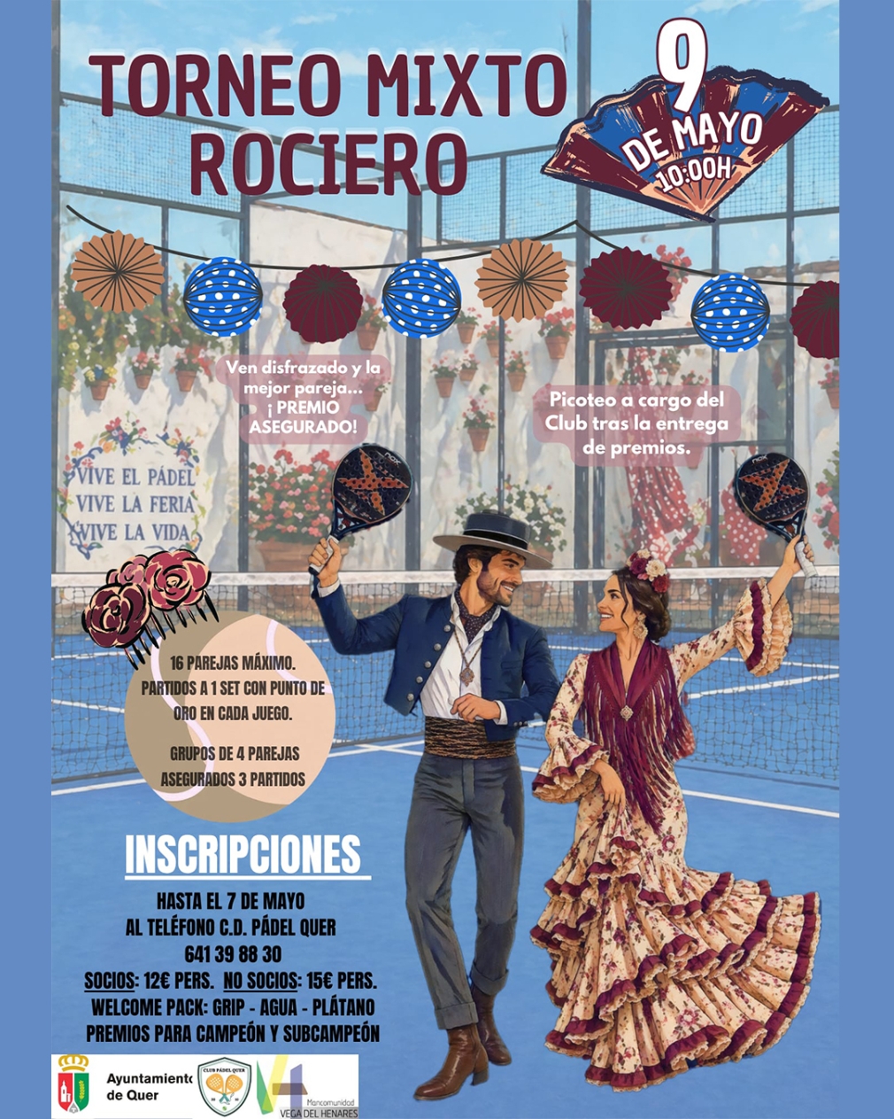 Torneo Mixto Rociero de Pádel en Quer