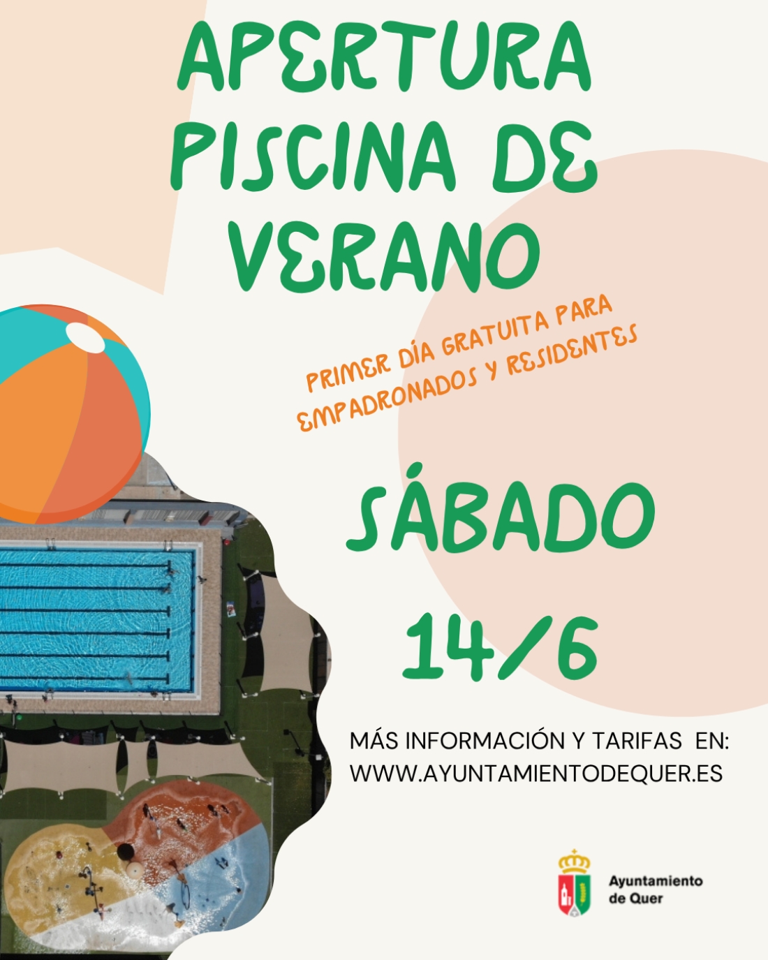 Apertura piscina municipal de Quer.