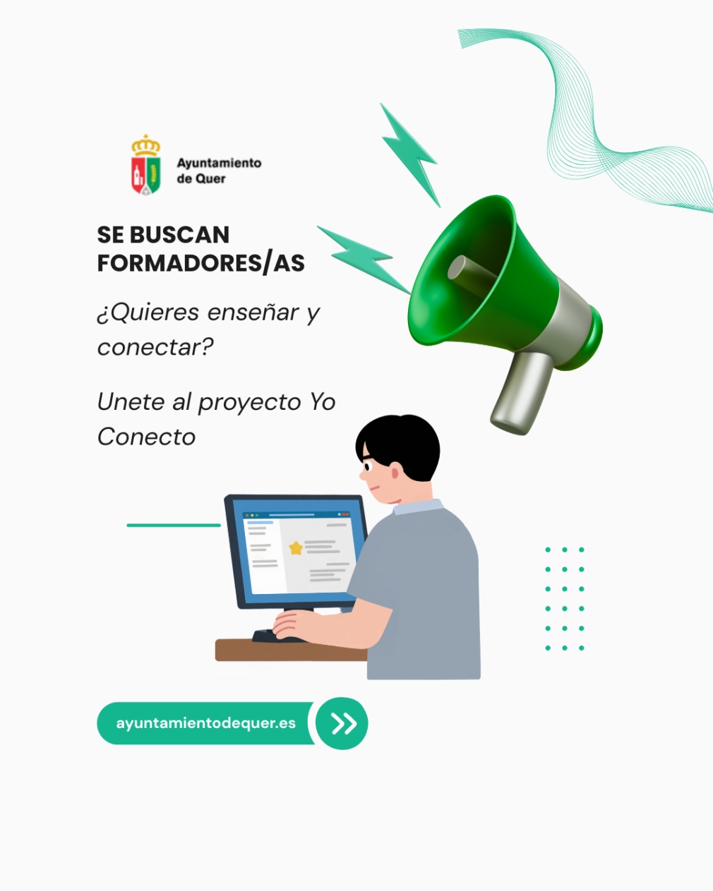 Quer colabora en la difusión del proyecto “Yo conecto” para la selección de formadores/as