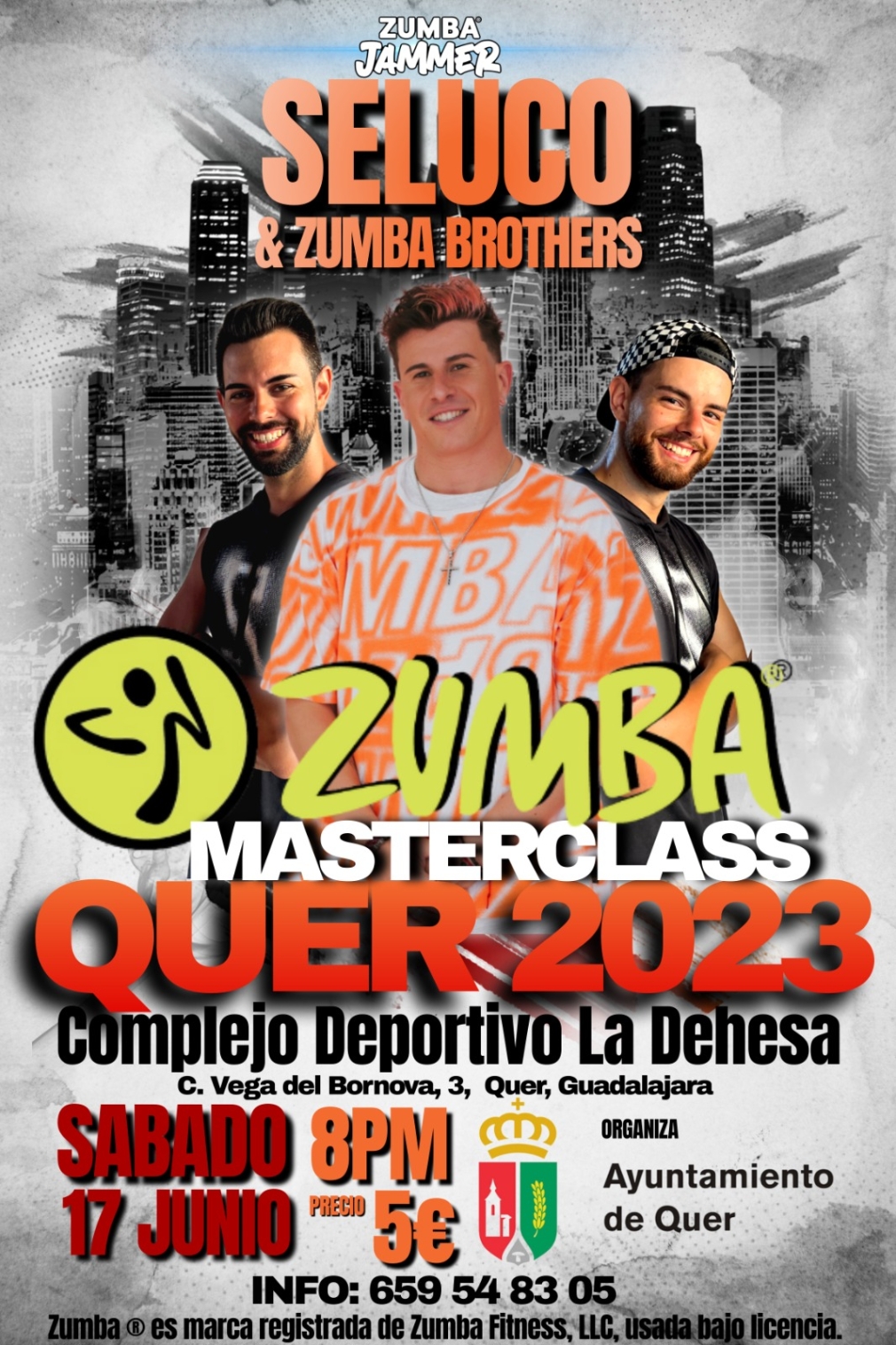 Este sábado, masterclass de Zumba en Quer